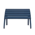 thumbnail image 4 of Garden Plastic Outdoor Adirondack Footrest Ottoman, Navy Blue, 4 of 5