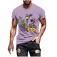 thumbnail image 1 of Camisetas de Manga Corta para Hombre Imprimir Deportes de Manga Corta Cuello Redondo Blusa Algodón Poliéster, Nueva Moda Casual Camiseta para Hombres, 1 of 1
