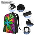 thumbnail image 5 of Fotbe Multicolored Beautiful Flower Travel Laptop Backpack, Business Slim Sturdy Laptops Backpack, Water Resistant College School Computer Bag Gift for Men & Women Fits 15.6 Inch Notebook, 5 of 8