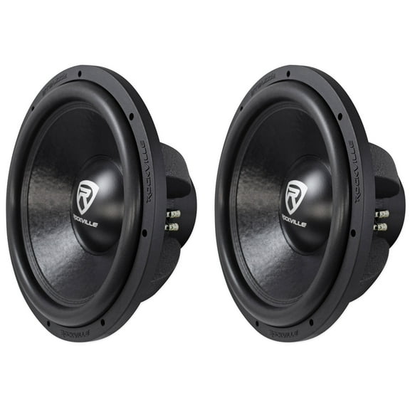(2) Rockville W15K6D4 V2 15" 8000w Car Subwoofers Dual 4-Ohm Subs CEA Compliant