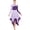 Purple, variant on Women Liturgical Praise Dance Dresses Long Sleeve Worship Dancewear Color Block Christianity Attires Purple S