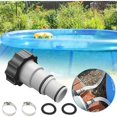 thumbnail image 5 of Swimming Pool Hose Adapter A, Swimming Pool Hose Adapter, 38mm and 32mm Diameter, A-Adapter for Swimming Pool, Hose Adapter for Pumps Hose Connector with (2 Pieces), 5 of 5