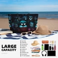 thumbnail image 4 of Lsque Five Nights At Freddy'S Beach Travel Bag - Water-Resistant, Large Capacity Lightweight Tote with 7 Pockets for Women and Men - Perfect for Beach, Pool, Gym, and Travel, 4 of 6