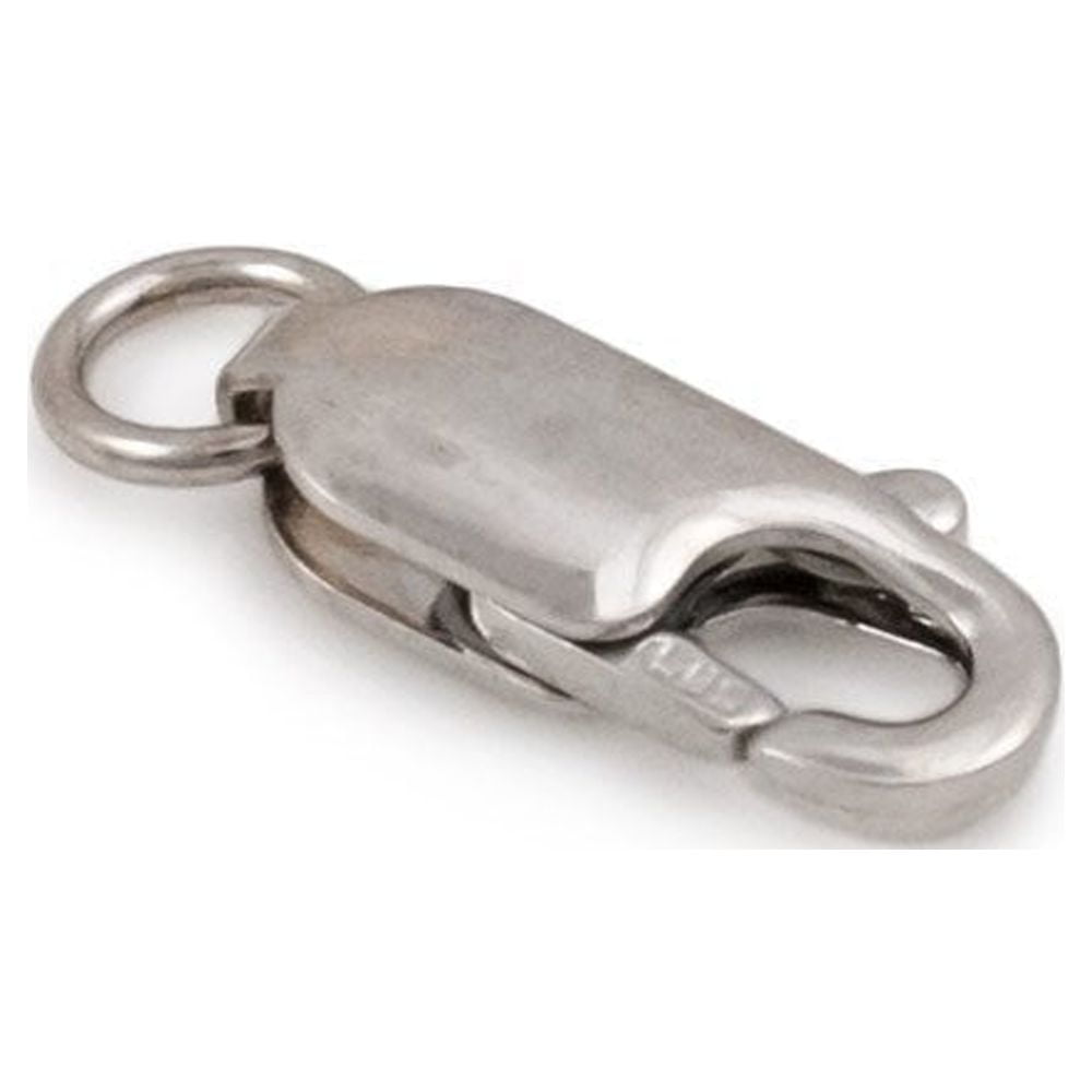 12x5mm 14k White Gold Lobster Claw Clasp