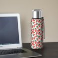 thumbnail image 5 of 20 Oz Blue Strawberry Plants Fruit Coffee Tumbler Double Wall Insulated Stainless Steel Water Bottle | Metal Reusable Thermoses Flask with Cup Cap | Leak & Sweat Proof with Anti-Dust Lid, 5 of 7