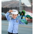 thumbnail image 5 of DolliBu Space Sequin Sea Turtle Police Officer Super Soft Plush Toy - Soft Sea Turtle Cop Stuffed Animal Dress Up with Cute Cop Uniform and Cap Outfit - Police Plush Gift- 13 Inches, 5 of 6