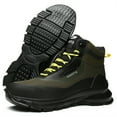 thumbnail image 4 of YOURDIARY Men's Steel Toe Safety Boots Waterproof Slip-Resistant High-Top Safety Shoes for Industrial & Construction Use, 4 of 8
