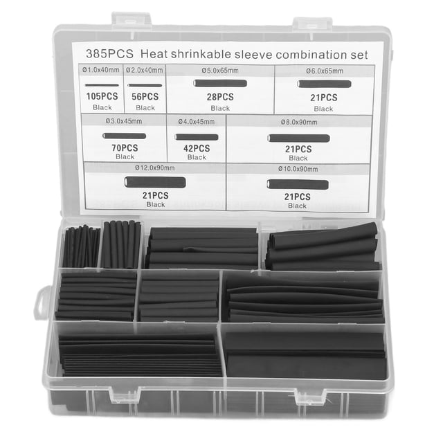 Kit de Tubos termorretráctiles Jadeshay 385 piezas