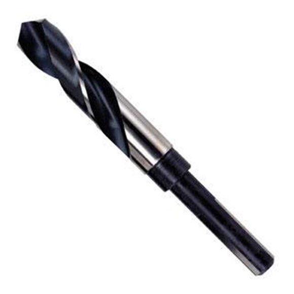 Hanson HAN90196 1,5 in. Argent et Deming Haute Vitesse en Acier Fractionnaire.5 in. Foret à Tige Réduite