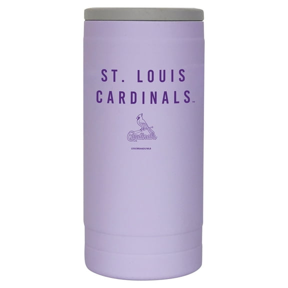 St. Louis Cardinals 12oz. Lavender Soft Touch Slim Coolie