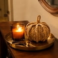 thumbnail image 6 of Luckky Handmade Woven Pumpkin Ornament,Rustic Woven Pumpkin Decor for Halloween Party,Home Tabletop & Outdoor Holiday Decoration, 6 of 6