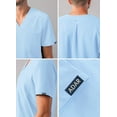 thumbnail image 4 of Adar Addition Scrubs For Men - Classic V-Neck Scrub Top - A6006 - Sky Blue - M, 4 of 7