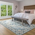 thumbnail image 6 of Homore Traditional Pattern Mystic Medallion Area Rug,4' x 6',Cream, 6 of 7