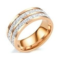 thumbnail image 1 of Anillo de mujer, adornos de joyería, adornos de mano, hermosas decoraciones de vestir, anillos románticos para mujer, accesorio de moda Ropa, zapatos y accesorios Miscelánea Oro rosa/2 capas Minnieouse AP015313-06, 1 of 6