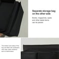 thumbnail image 3 of Sofa Armrest Organizer for Remote, Books & More - Bedside Storage Solution Black Couch Caddy, 3 of 8