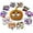 Type B, variant on Halloween Pumpkin Stickers for Decorating - 10 Sheets Jack-o-Lantern Pumpkin Decorating Stickers - Cute Halloween Toddler Decor Idea - Pumpkin Party Favors - Halloween Favors