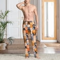 thumbnail image 2 of Balery Cute Cat Paw Pantalones de pijama para hombre, pijama ultraligero, pantalón de descanso-Small, 2 of 6