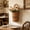 Brown, variant on Plastic Vines Woven Wall Mounted Vase - No Drilling Flower Basket & Pot for Living Room, Garden, Patio, Imitation Rattan Design, Home Decor - Pink