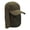 Military Green, variant on Traveling Sun Protections Hat Fishing Hat with Neck Flap Outdoor Hiking Adjustable Baseball Caps for Women Men