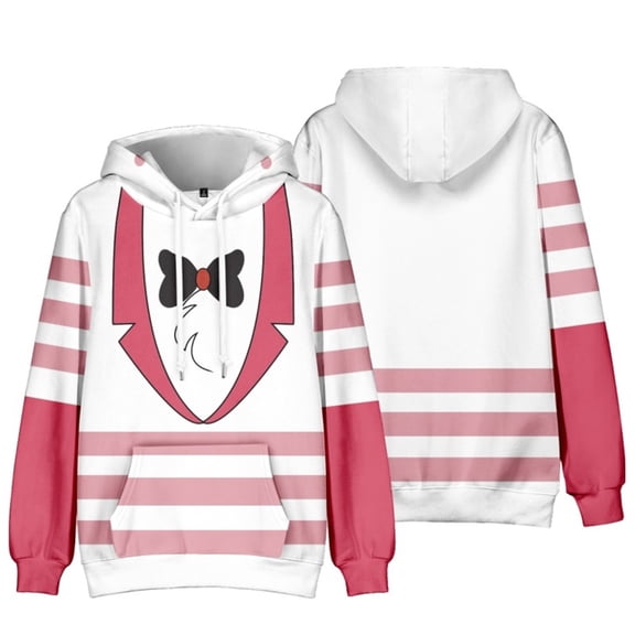 XUANXIAOJIANG Hazbin Hotel Cosplay Hoodie Oversized Hoodie for Men/Women - Long Sleeves, Casual & Fashionable, Comfortable Fit, Daily Wea
