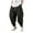 Black, variant on LYXSSBYX Cargo Pants for Men Men's Fashion Casual Loose Solid Color Harem Pants Wide Leg Elasticated Pants