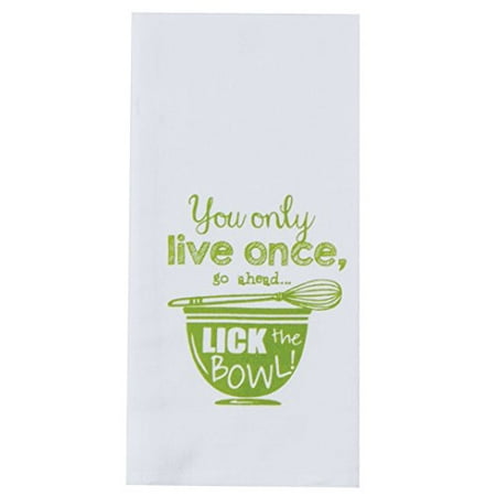 Kayo Designs - Kay Dee Designs A8520 Necessities Live Once Krinkle Flour Sack Towel