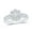 White, variant on 14K Yellow Gold Round Diamond Cluster Nicoles Dream Collection Ring 0.4cttw