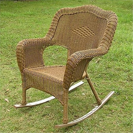African Rocker Patio Furniture - Outdoor Rocking Chair - Resin Rocker - Durable Rocking Chair