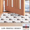 thumbnail image 3 of Cartoon Pug Dog Door Rugs,Washable Non Slip Door Mats Indoor,Decorative Door Mats,Entry Mat Indoor for Entrance,Bedroom,Kitchen,Bathroom,17"x30", 3 of 6