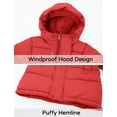 thumbnail image 4 of FEOYA Girls Winter Coat Warm Coats for Kids Hooded Jacket Children's Heavy Coat Boys Long Jacket Thick Casual Outerwear 9-10 Years, 4 of 7