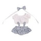 thumbnail image 1 of Ropa para muñecas de 20 cm, cómoda decoración para muñecas, vestido de repuesto. falda azul, 1 of 9