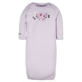 thumbnail image 2 of Vestido para dormir Gerber para bebé niña, paquete de 4, lila, 0-6 meses, 2 of 7