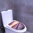 thumbnail image 4 of para tapa de inodoro, para tapa de inodoro, creativo, accesorios para inodoro, decorativo de PVC para inodoro de baño Estilo A, 4 of 6