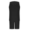 thumbnail image 4 of GERsome Mens 2 Piece Outfits Zip Up Sleeveless Tank Tops and Shorts Sets Summer Athletic Tracksuits Casual Hoodie Sports Gym Sets M-3XL, 4 of 7