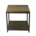 thumbnail image 4 of Eccostyle 2-Tier Solid Bamboo Steel Frame End Table - Brushed Brown, 4 of 7