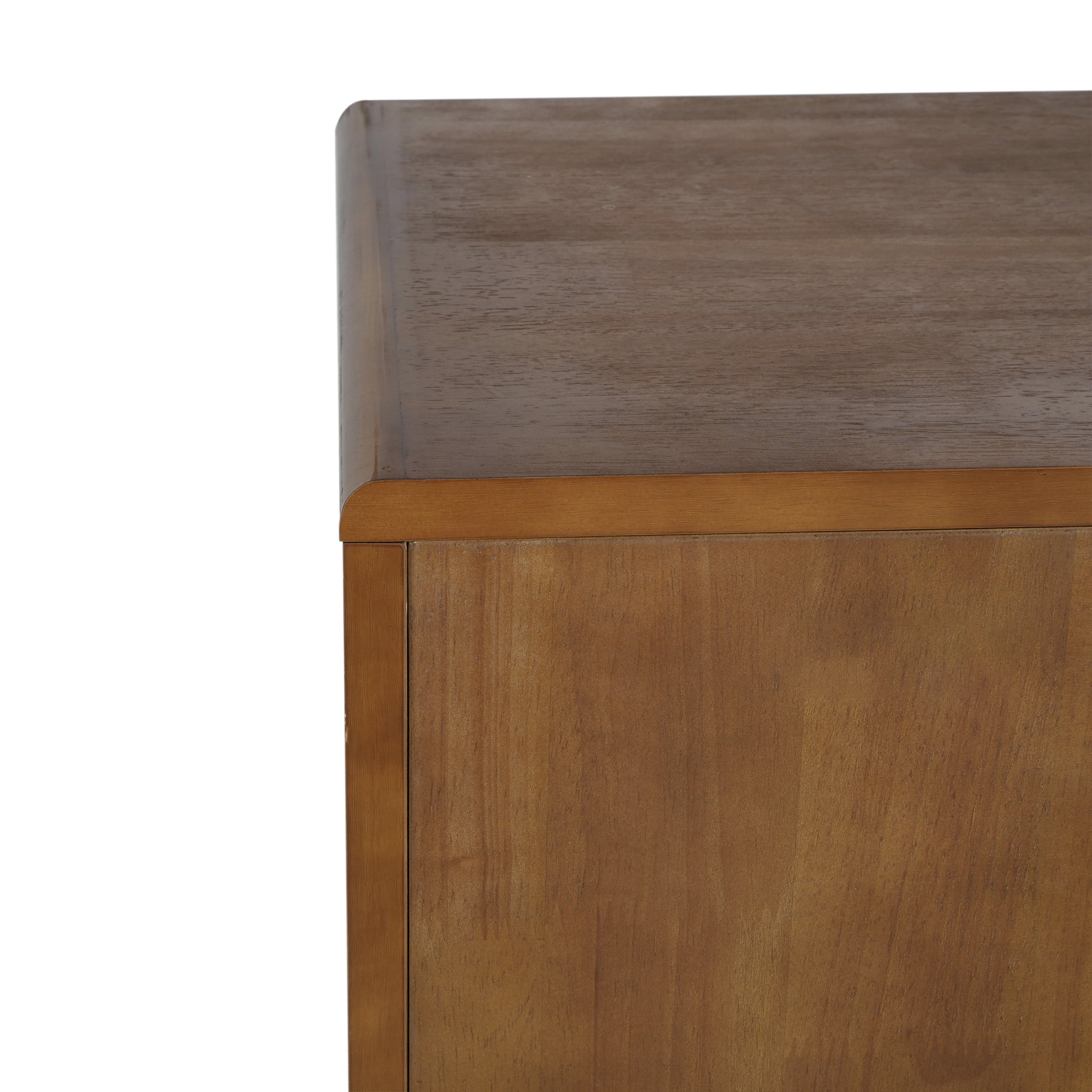 Christopher Knight Home Modern Scandinavian 4-Door Sideboard, Storage Cabinet with Adjustable Shelves, Brown