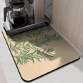 thumbnail image 2 of Vintage Botanical Dish Drying Mat, Rare Design Featuring Wild Flowers & Herbs, Absorbent Microfiber, Large Size 18x24 Inch, Perfect Kitchen and Coffee Bar Decor, 2 of 7