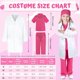thumbnail image 2 of Doctor Costume for Kids - Scrubs, Stethoscope, Lab Coat - Halloween Costume, Professional Day Costume for Girls 3-12 Years 3-4 T 3-4 T Rose, 2 of 5