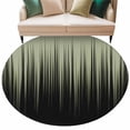 thumbnail image 2 of Round Area Rugs Collection 6 Ft, Sage Green Black Ombre Non-Slip Residential Carpet, Modern Abstract Striped Gradient Indoor Crawling Mats Runner Rugs for Living Room/Dining Room/Bedroom, 2 of 9