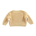 thumbnail image 2 of Toddler Boys Girls Knit Sweater Oversized Sweatshirt Fall Winter Pullover Tops, 2 of 6