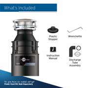 InSinkErator Garbage Disposal, Badger 5XP, 3/4 HP Continuous Feed
