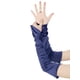 thumbnail image 5 of INSPIRAR CHIC Guantes largos sin dedos para mujer de satén de los años 1920 con bucle para los dedos, talla única, azul marino, 5 of 6