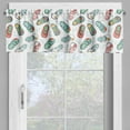 thumbnail image 2 of Ambesonne Floral Window Valance, Little Girl Shoes Flowers, 42" x 12", White Multicolor, 2 of 5