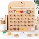 thumbnail image 4 of Calendario De Madera Para Niños, Calendario De Pared Perpetuo, Juguete Para Regalo Educativo Temprano Para Niños Sweethay HA037932-00, 4 of 6