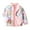 Light Pink-3, variant on Kids Fleece Jacket Cute Print Zip Up Long Sleeve Fuzzy Jacket 8-9 Years Girls Jacket