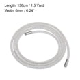 thumbnail image 2 of Unique Bargains 1.5 Yard 6 mm Rhinestone Tube Rope Diamond String for Trouser Drawstring Sweaters White Mesh AB Rainbow Diamond, 2 of 5
