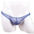 thumbnail image 4 of Jwputqe&nbsp;Thongs,Thongs For Men,Mens ThongsBreathable,Cooling,Solid,Low Waist,Polyester,Cotton,Blue,S, 4 of 8