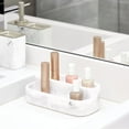 thumbnail image 3 of iDesign Dakota 2-Tier Organizer, White Marble, 3 of 5