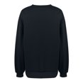 thumbnail image 2 of Sudaderas casuales para mujer Pullover Tops Camisas de manga larga XBTCLXEBCO T M,Negro, 2 of 6