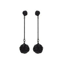 DESIGNICE Women Earrings Black Dangle Fashion Copper Creative